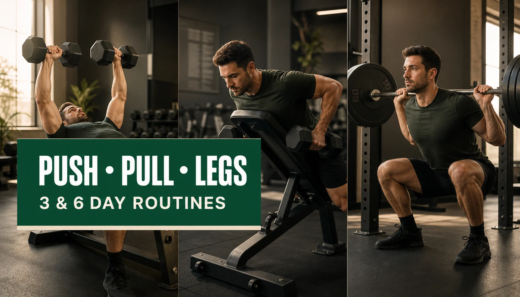 Push Pull Legs Workout Plan: Complete 3-Day and 6-Day PPL Routines